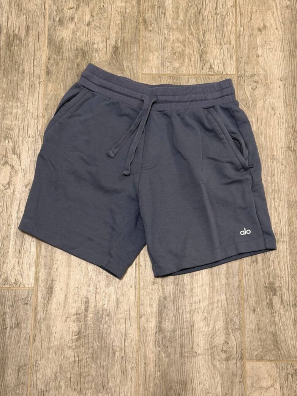 Alo Yoga Chill Short French Terry Sweat Shorts Men's M Blue